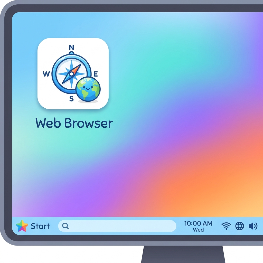 Animation showing switching between school and personal browser profiles.